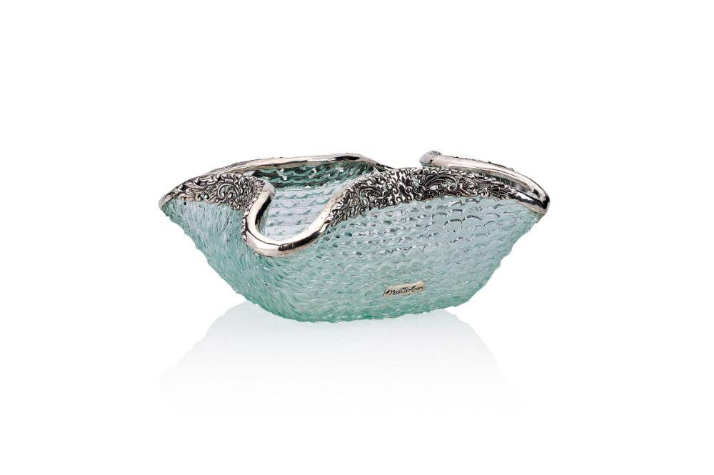 Samuel B Dish & Bowl Decorative Glass Bowl