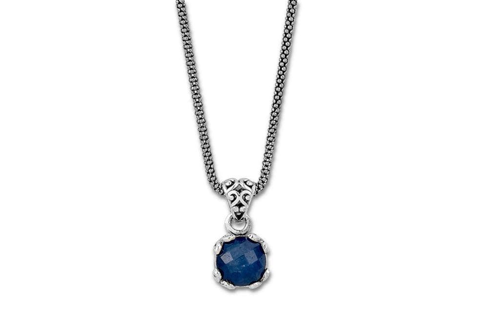 Samuel B. NECKLACE Glow Necklace- Blue Sapphire Blue Sapphire
