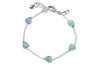 Glow Heart Bracelet- Opal