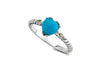 Glow Heart Ring- Turquoise