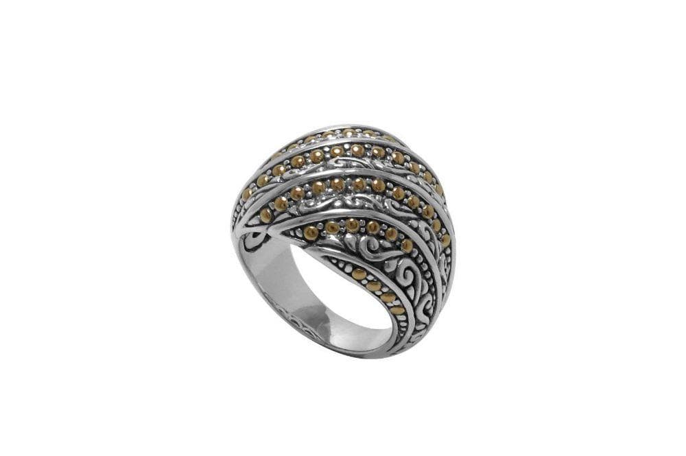 Samuel B RING IAGO RING SILVER AND GOLD / 5