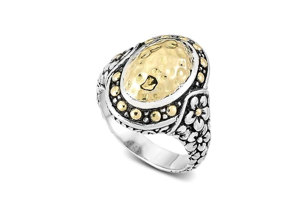 Samuel B RING IJEN RING SILVER AND GOLD / 5
