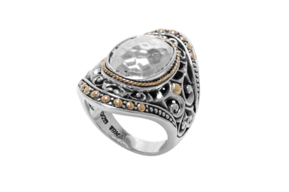 Samuel B RING INDAH RING SILVER AND GOLD / 5