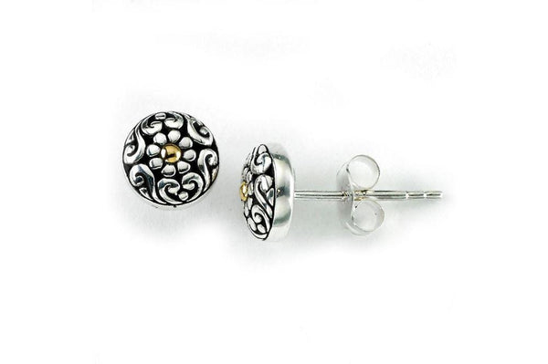 Samuel B. EARRING Maybell Studs Silver And Gold
