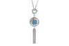 Samuel B NECKLACE Sonora Necklace Blue Chalcedony