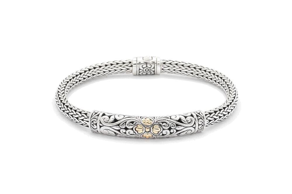Samuel B. BRACELET Verano Bracelet Silver And Gold / 5"